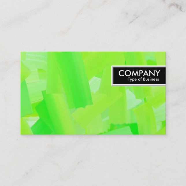 Kant Märkre - Målad Grönt Visitkort (Framsida)