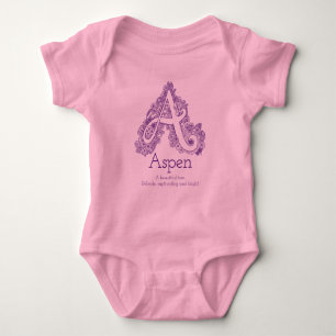 Känt och menande för flickor bekläda för aspen t shirt