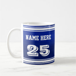 Känt och numrera baseballgåvor för spelare kaffemugg