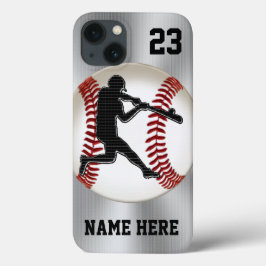 KÄNT och NUMRERA tuffa iPhonebaseballfodral