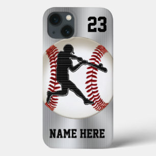 KÄNT och NUMRERA tuffa iPhonebaseballfodral