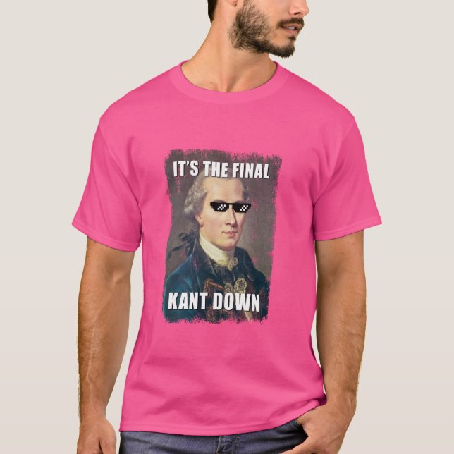 Kant Philosophy-lustig design med humor T Shirt (Framsida)