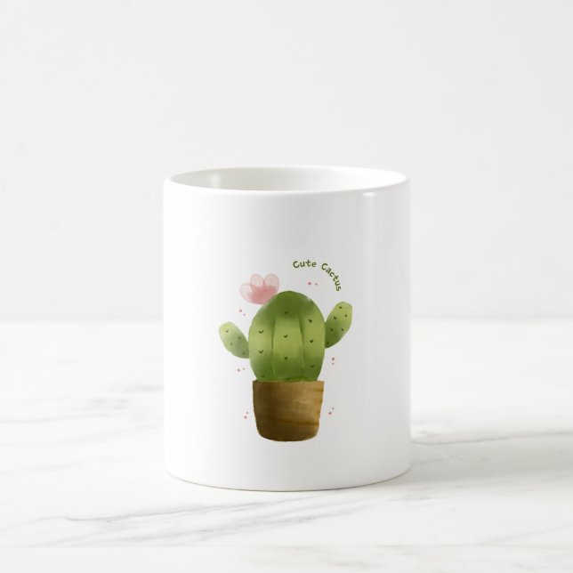 Kan't Röra Det – Söt Kaktus Kaffemug Kaffemugg (Center)