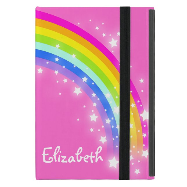 Känt rosa fodral för regnbågeungeflickor (Framsidan Closed)