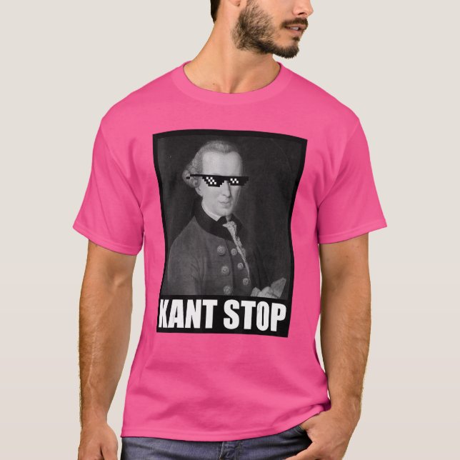 Kant Stop Memme som säger solglassofiy T Shirt (Framsida)
