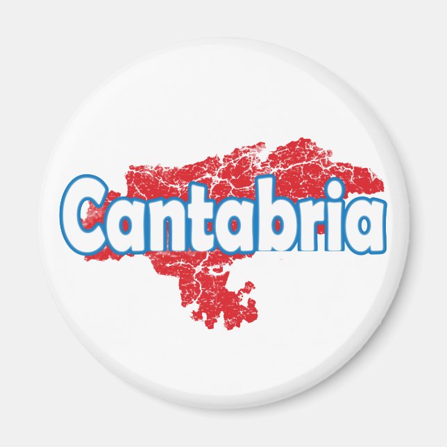 Kantabrien Magnet (Framsidan)