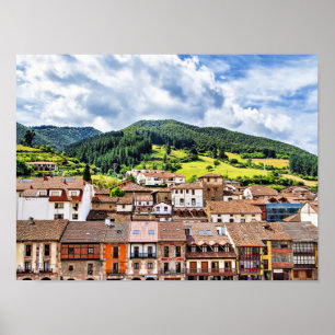 Kantabrien, Spanien landskapsfotografi Poster