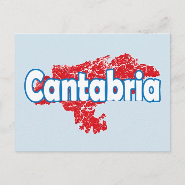 Kantabrien Vykort (Framsida)