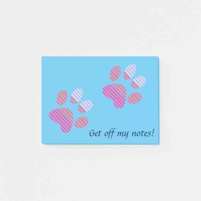 Kantade tassavtryck post-it block (Framsida)