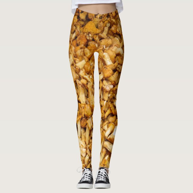 Kantarellchampinjoner Leggings (Framsida)