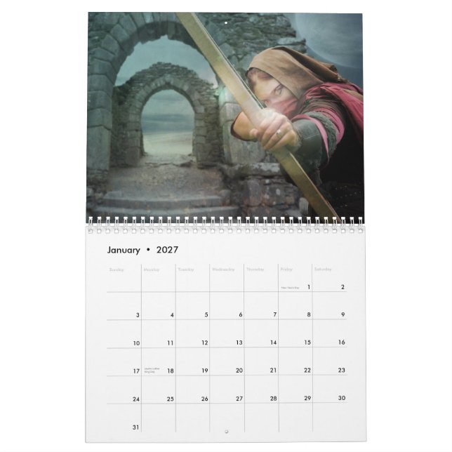 Kantastisk och Magic Art Calendar Kalender (Jan 2027)