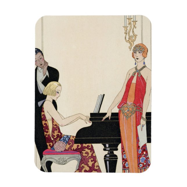 Kantation, illustration till Gazette du Bon Ton Magnet (Vertikal)