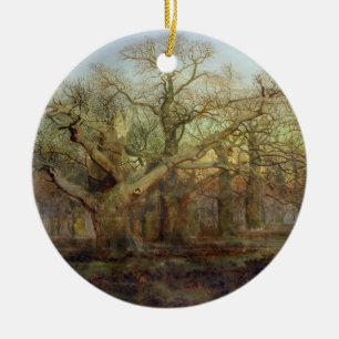 Kanten av den Sherwood skogen, 1878 Julgransprydnad Keramik