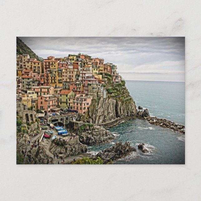 Kanten av italien - Manarola - Cinque Terre Vykort (Framsida)