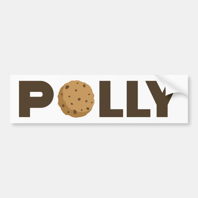 Kantenndekaler för polly cookie bildekal (Framsidan)