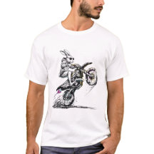 Kantig motorcykelkanin Motocross Dirt Bike Påsk