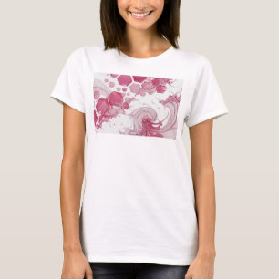 Kantig silver ABSTRAKT KONST Konstnärligt motiv v2 T Shirt