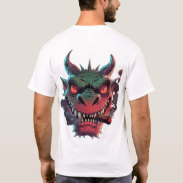 Kantig Urban Fantasy Karaktärsgrafik T Shirt