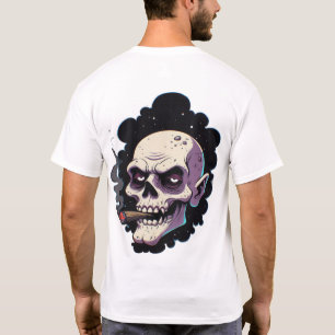 Kantig vampyrskalle t shirt