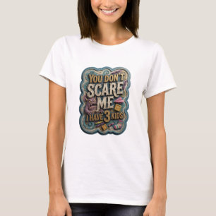 Kantigt Guld DU SKA inte SÄRRA PÅ MIG JAG HAR 3 BA T Shirt