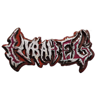 Kantigt Heavy Metal Graffiti-logotyp 3D Metallisk  T Shirt