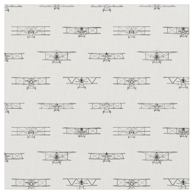 Kantlinjeflygplansdiagram Retro gamla flygplan Tyg (Närbild)