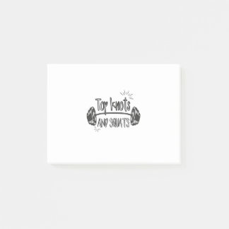 Kantlinjer och kvadrater post-it block