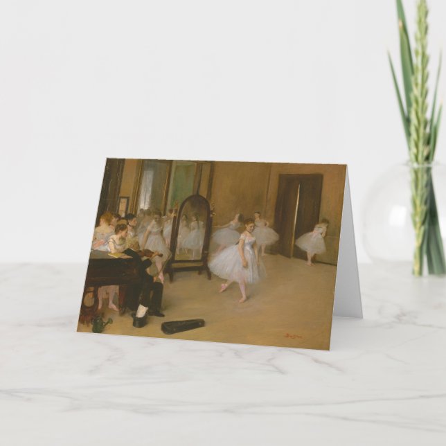 Kantningsklassen | Edgar Degas Kort (Framsida)