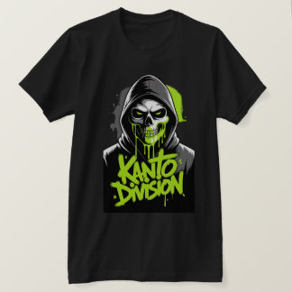 Kanto Division Skull Graphic  T Shirt