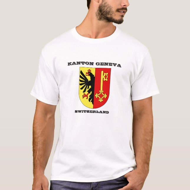 Kanton Geneva* skjorta Tee (Framsida)