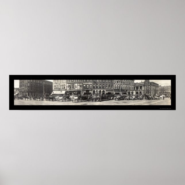 Kanton OH Fire Dept Photo 1913 Poster (Framsidan)