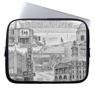 Kanton Ohio Historic Landmarks Laptop Sleeve
