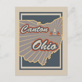 Kanton, Ohio-vykort - Resepostkort v2 Vykort