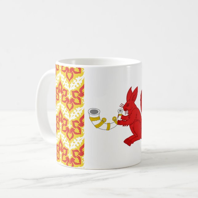 Kantonen Akornebir Populace Badge Kaffemugg (Framsida vänster)