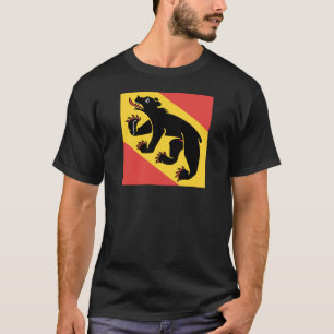 Kantonen Bern flagga Schweiz symbol T Shirt