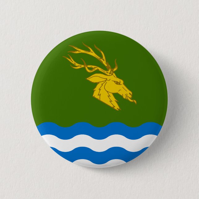 Kantonen Buckston-on-Eno Populace Badge Button Knapp (Framsida)