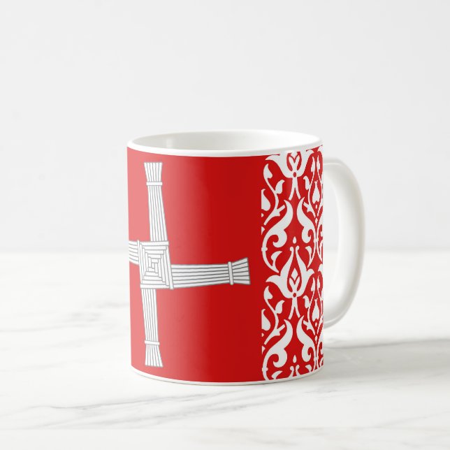 Kantonen Crois Brigte Populace Badge Kaffemugg (Framsida höger)