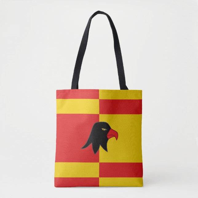 Kantonen Falconcree Populace Badge Tote Bag Tygkasse (Framsida)
