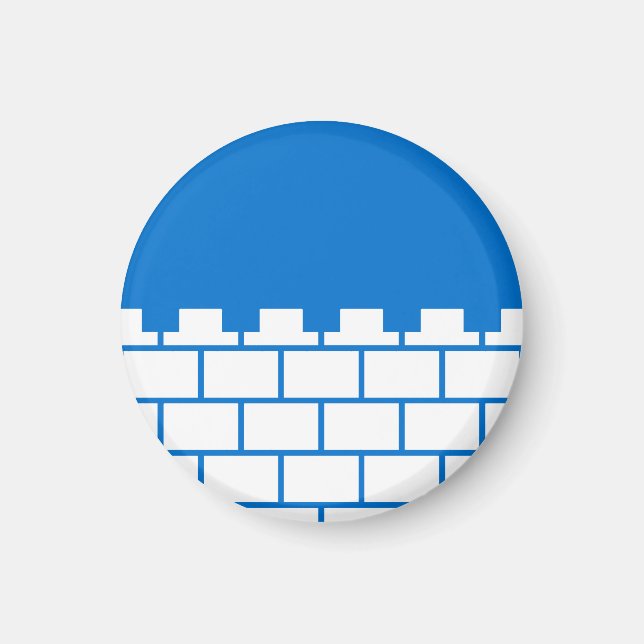 Kantonen Grått Gargoyles Populace Badge Magnet (Framsidan)