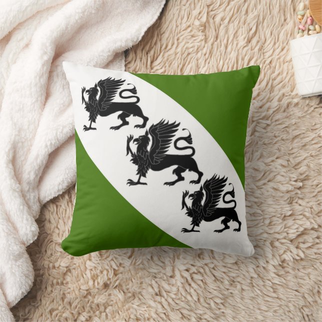 Kantonen Gryphonwald Populace Badge Kudde (Filt)