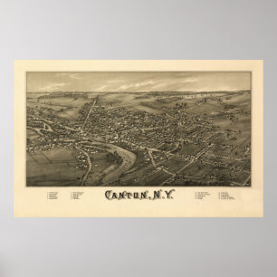 Kantonen NY 1885 Poster