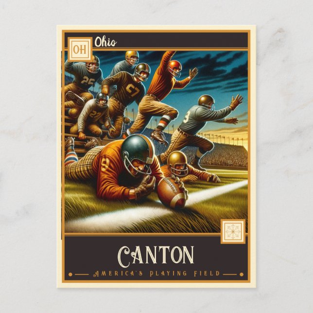 Kantonen Ohio | VINTAGE Vykort (Framsida)