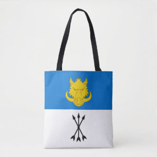 Kantonen Vest Yorvik Populace Badge Tote Tygkasse