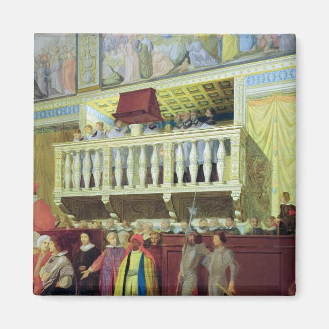 Kantoria i Sistine Chapel Magnet (Framsidan)