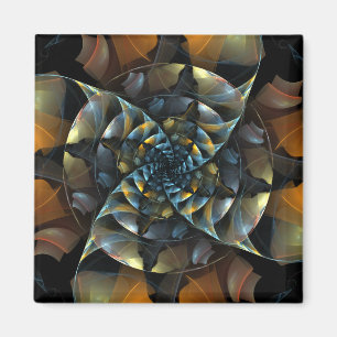 Kantropa Abstrakt Art-kvadratmaskor Magnet