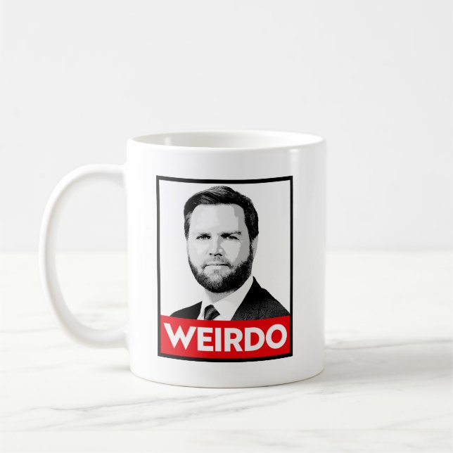 Kanttrumpens avvikelse - Weirdo Kaffemugg (Vänster)