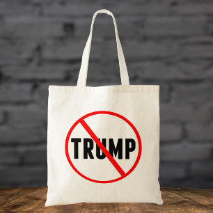 Kanttrumpens enkla röda cirkel X politisk Tygkasse