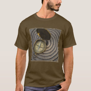 Kantutjämning på segelbåtsdäck t-shirt