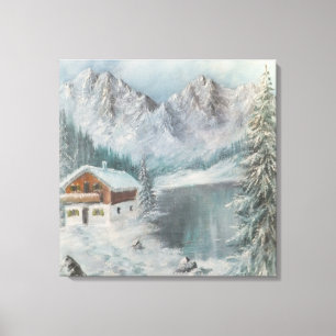 Kanvastryck Ann Hayes Painting Bavarian Sno Dream