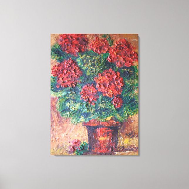 Kanvastryck Ann Hayes Painting Red Beauty (Framsida)